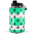 Skin Decal Wrap for Yeti 1 Gallon Jug Kearas Daisies Stripe SeaFoam - JUG NOT INCLUDED by WraptorSkinz