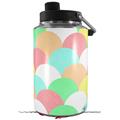 Skin Decal Wrap for Yeti 1 Gallon Jug Brushed Cirlces Multi Light - JUG NOT INCLUDED by WraptorSkinz