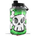 Skin Decal Wrap for Yeti 1 Gallon Jug Cartoon Skull Green - JUG NOT INCLUDED by WraptorSkinz