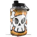 Skin Decal Wrap for Yeti 1 Gallon Jug Cartoon Skull Orange - JUG NOT INCLUDED by WraptorSkinz