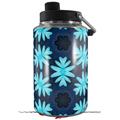 Skin Decal Wrap for Yeti 1 Gallon Jug Abstract Floral Blue - JUG NOT INCLUDED by WraptorSkinz