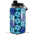 Skin Decal Wrap for Yeti 1 Gallon Jug Daisies Blue - JUG NOT INCLUDED by WraptorSkinz