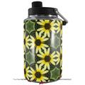 Skin Decal Wrap for Yeti 1 Gallon Jug Daisies Yellow - JUG NOT INCLUDED by WraptorSkinz