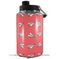 Skin Decal Wrap for Yeti 1 Gallon Jug Paper Planes Coral - JUG NOT INCLUDED by WraptorSkinz