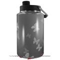 Skin Decal Wrap for Yeti 1 Gallon Jug Bokeh Butterflies Grey - JUG NOT INCLUDED by WraptorSkinz