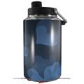 Skin Decal Wrap for Yeti 1 Gallon Jug Bokeh Hearts Blue - JUG NOT INCLUDED by WraptorSkinz