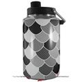 Skin Decal Wrap for Yeti 1 Gallon Jug Scales Black - JUG NOT INCLUDED by WraptorSkinz