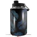Skin Decal Wrap for Yeti 1 Gallon Jug Blue Green And Black Lips - JUG NOT INCLUDED by WraptorSkinz