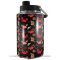 Skin Decal Wrap for Yeti 1 Gallon Jug Crabs and Shells Black - JUG NOT INCLUDED by WraptorSkinz