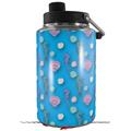 Skin Decal Wrap for Yeti 1 Gallon Jug Seahorses and Shells Blue Medium - JUG NOT INCLUDED by WraptorSkinz