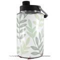 Skin Decal Wrap for Yeti 1 Gallon Jug Watercolor Leaves White - JUG NOT INCLUDED by WraptorSkinz