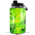 Skin Decal Wrap for Yeti 1 Gallon Jug Cubic Shards Green - JUG NOT INCLUDED by WraptorSkinz