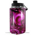 Skin Decal Wrap compatible with Yeti 1 Gallon Jug Liquid Metal Chrome Hot Pink Fuchsia - JUG NOT INCLUDED by WraptorSkinz