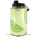 Skin Decal Wrap compatible with Yeti 1 Gallon Jug Limes Yellow - JUG NOT INCLUDED by WraptorSkinz