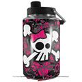 Skin Decal Wrap for Yeti 1 Gallon Jug Girly Skull Bones - JUG NOT INCLUDED by WraptorSkinz