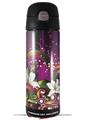 Skin Decal Wrap for Thermos Funtainer 16oz Bottle Grungy Flower Bouquet (BOTTLE NOT INCLUDED) by WraptorSkinz