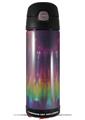 Skin Decal Wrap for Thermos Funtainer 16oz Bottle Tie Dye Red and Purple Stripes (BOTTLE NOT INCLUDED) by WraptorSkinz