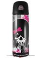 Skin Decal Wrap for Thermos Funtainer 16oz Bottle Scene Kid Girl Skull (BOTTLE NOT INCLUDED) by WraptorSkinz