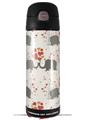 Skin Decal Wrap for Thermos Funtainer 16oz Bottle Elephant Love (BOTTLE NOT INCLUDED) by WraptorSkinz
