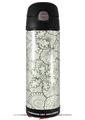 Skin Decal Wrap for Thermos Funtainer 16oz Bottle Flowers Pattern 05 (BOTTLE NOT INCLUDED) by WraptorSkinz