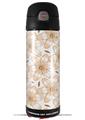 Skin Decal Wrap for Thermos Funtainer 16oz Bottle Flowers Pattern 15 (BOTTLE NOT INCLUDED) by WraptorSkinz