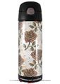Skin Decal Wrap for Thermos Funtainer 16oz Bottle Flowers Pattern Roses 20 (BOTTLE NOT INCLUDED) by WraptorSkinz