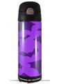 Skin Decal Wrap for Thermos Funtainer 16oz Bottle Deathrock Bats Purple (BOTTLE NOT INCLUDED) by WraptorSkinz
