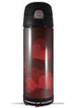 Skin Decal Wrap for Thermos Funtainer 16oz Bottle Bokeh Hearts Red (BOTTLE NOT INCLUDED) by WraptorSkinz