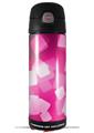 Skin Decal Wrap for Thermos Funtainer 16oz Bottle Bokeh Squared Hot Pink (BOTTLE NOT INCLUDED) by WraptorSkinz