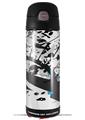 Skin Decal Wrap for Thermos Funtainer 16oz Bottle Baja 0018 Blue Medium (BOTTLE NOT INCLUDED) by WraptorSkinz
