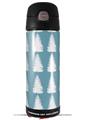 Skin Decal Wrap for Thermos Funtainer 16oz Bottle Winter Trees Blue (BOTTLE NOT INCLUDED) by WraptorSkinz