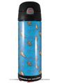 Skin Decal Wrap for Thermos Funtainer 16oz Bottle Sea Shells 02 Blue Medium (BOTTLE NOT INCLUDED) by WraptorSkinz