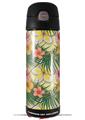 Skin Decal Wrap for Thermos Funtainer 16oz Bottle Beach Flowers 02 Yellow Sunshine (BOTTLE NOT INCLUDED) by WraptorSkinz