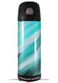 Skin Decal Wrap for Thermos Funtainer 16oz Bottle Paint Blend Teal (BOTTLE NOT INCLUDED) by WraptorSkinz