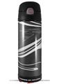 Skin Decal Wrap for Thermos Funtainer 16oz Bottle Black Marble (BOTTLE NOT INCLUDED) by WraptorSkinz