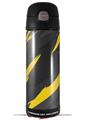 Skin Decal Wrap for Thermos Funtainer 16oz Bottle Jagged Camo Yellow (BOTTLE NOT INCLUDED) by WraptorSkinz