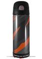 Skin Decal Wrap for Thermos Funtainer 16oz Bottle Jagged Camo Burnt Orange (BOTTLE NOT INCLUDED) by WraptorSkinz