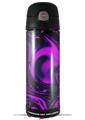 Skin Decal Wrap compatible with Thermos Funtainer 16oz Bottle Liquid Metal Chrome Purple (BOTTLE NOT INCLUDED) by WraptorSkinz