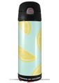 Skin Decal Wrap compatible with Thermos Funtainer 16oz Bottle Lemons Blue (BOTTLE NOT INCLUDED) by WraptorSkinz