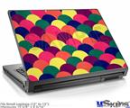 Laptop Skin (Small) - Brushed Cirlces Multi Dark
