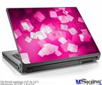 Laptop Skin (Small) - Bokeh Squared Hot Pink