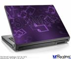 Laptop Skin (Small) - Bokeh Music Purple