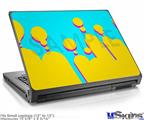 Laptop Skin (Small) - Drip Yellow Teal Pink