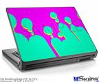 Laptop Skin (Small) - Drip Teal Pink Yellow