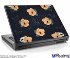 Laptop Skin (Small) - Poppy Orange Navy