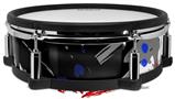 Skin Wrap works with Roland vDrum Shell PD-128 Drum Abstract 02 Blue (DRUM NOT INCLUDED)