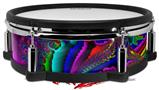 Skin Wrap works with Roland vDrum Shell PD-128 Drum And This Is Your Brain On Drugs (DRUM NOT INCLUDED)