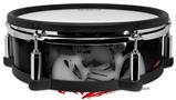 Skin Wrap works with Roland vDrum Shell PD-128 Drum Skulls Confetti White (DRUM NOT INCLUDED)