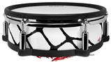 Skin Wrap works with Roland vDrum Shell PD-128 Drum Ripped Fishnets (DRUM NOT INCLUDED)