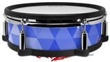Skin Wrap works with Roland vDrum Shell PD-128 Drum Triangle Mosaic Blue (DRUM NOT INCLUDED)